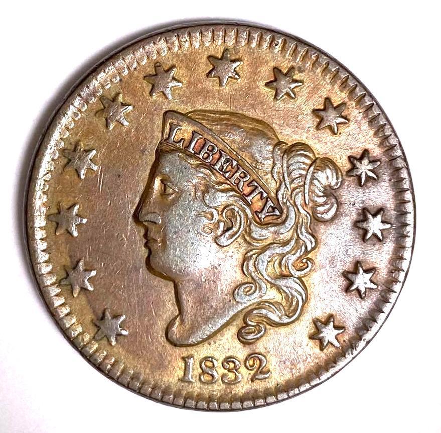 1832 Small Letters Coronet Head Large Cent (1 of 2)