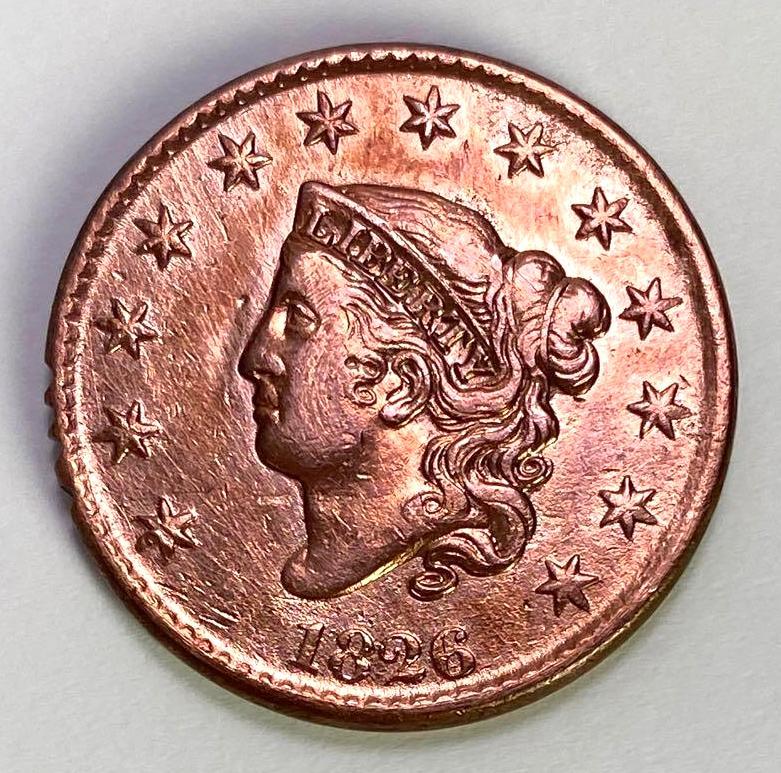 1826 Coronet Head Large Cent (1 of 2)