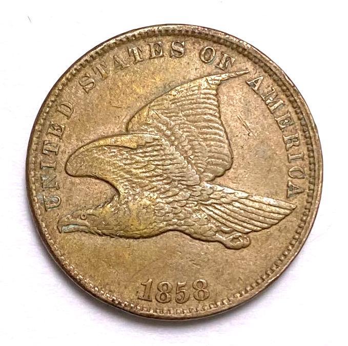 1858 Flying Eagle Cent Large Letters (1 of 2)