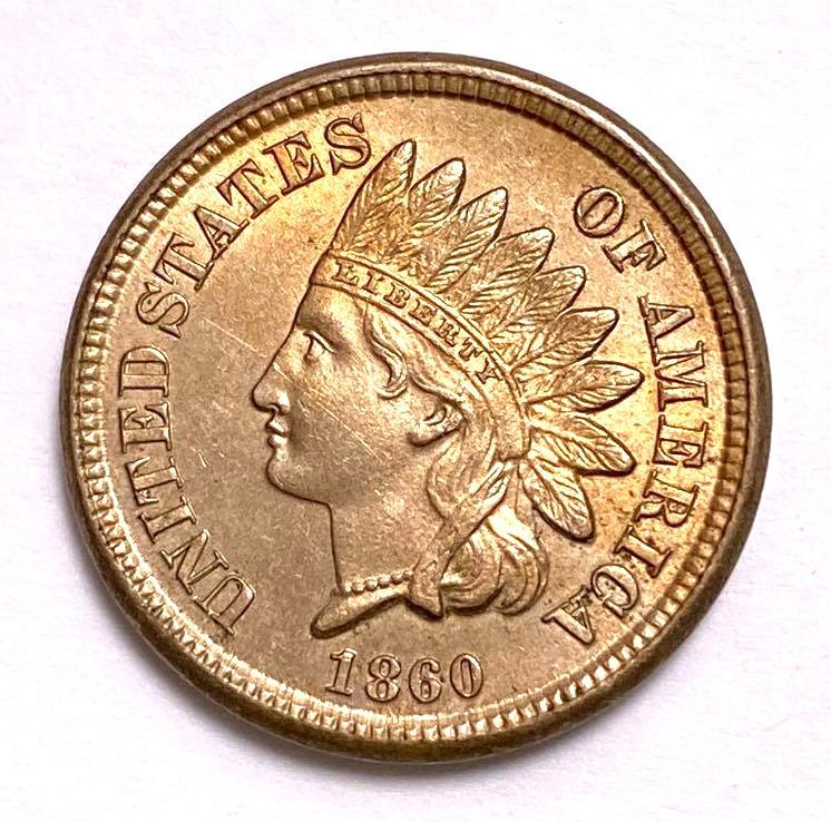 1860 Indian Head Cent (1 of 2)