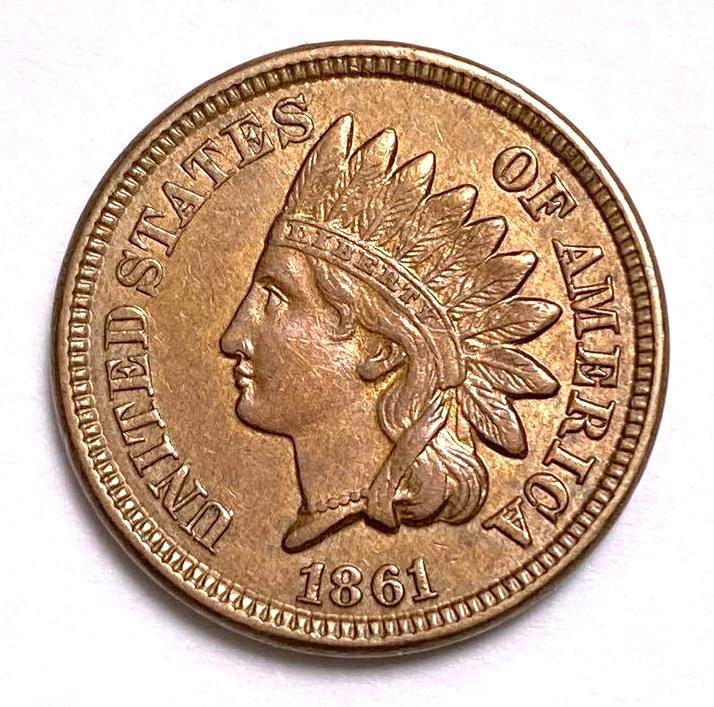 1861 Indian Head Cent (1 of 2)