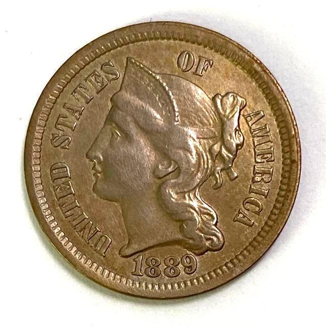 1889 Three Cent Nickel (1 of 2)