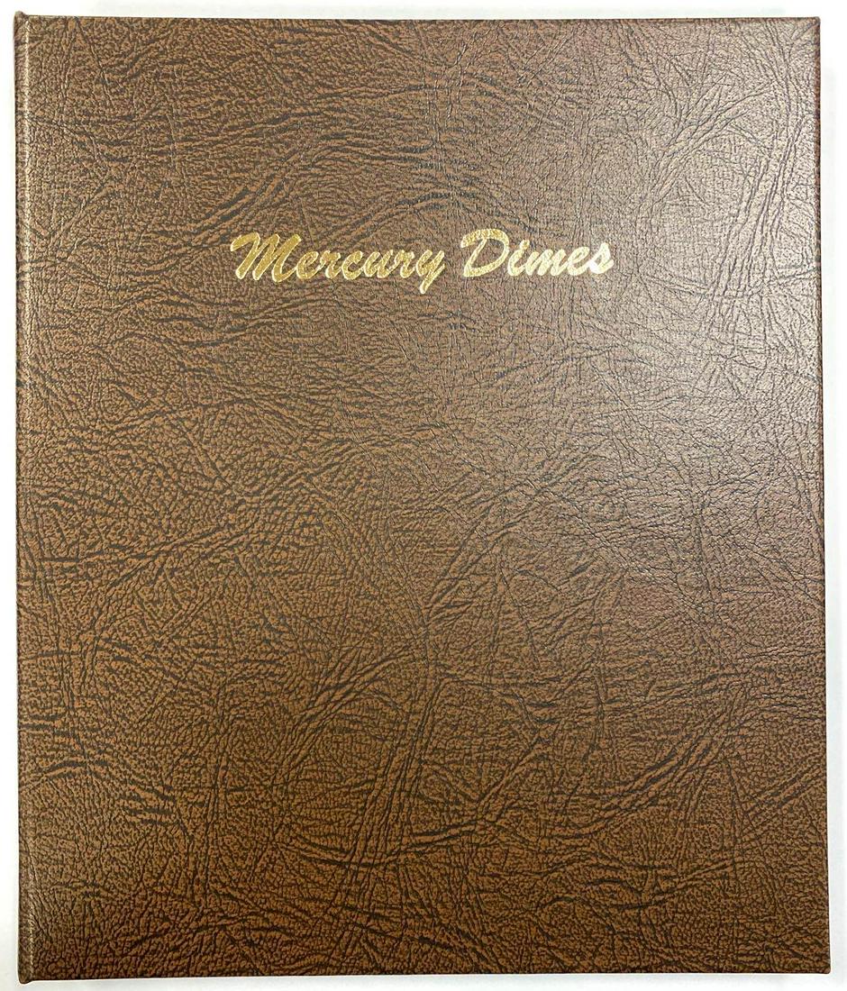 Group of (72) Mercury Dimes in Dansco Album (1 of 7)