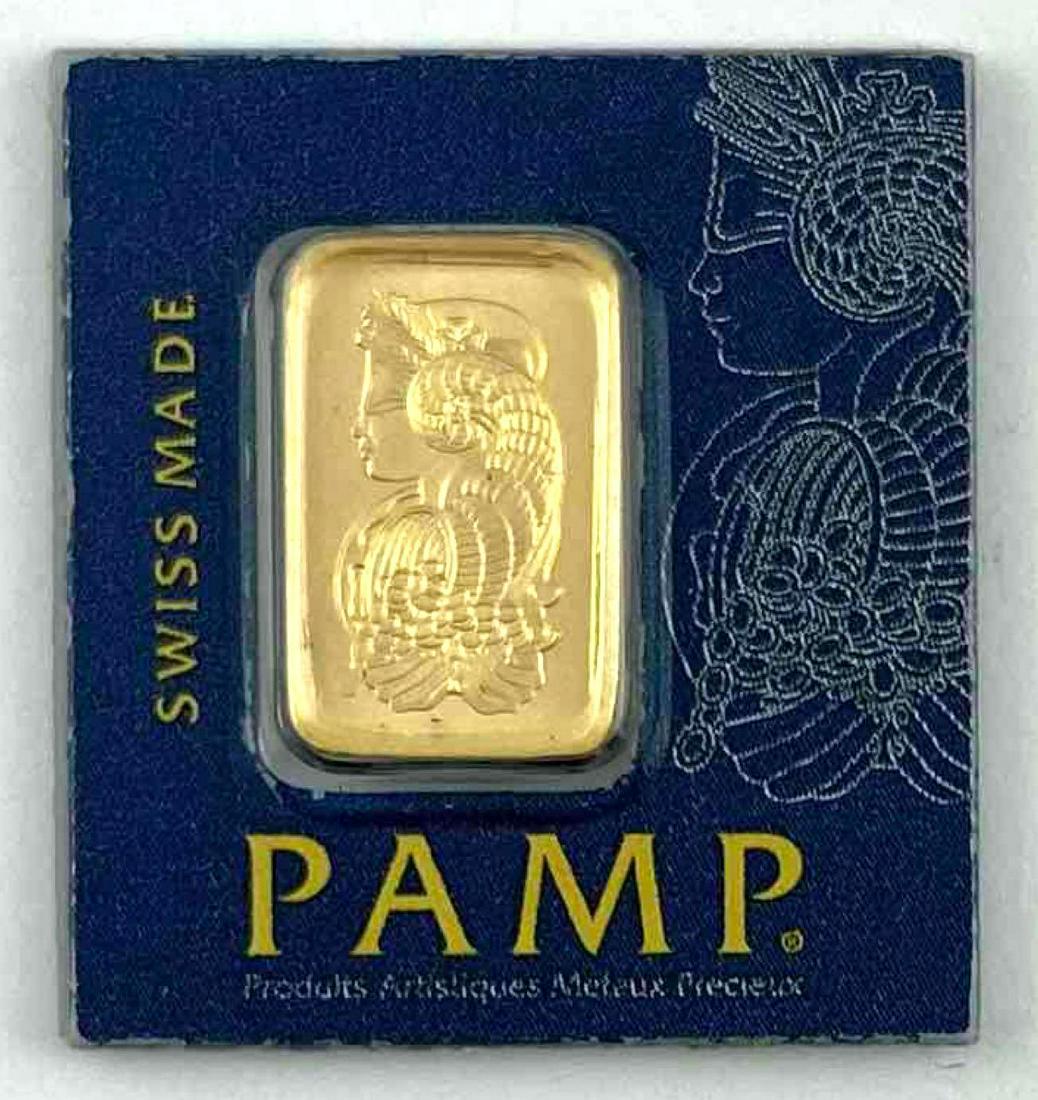 Pamp Suisse .9999 fine Gold 1 Gram Ignot/Bar in Card: .9999 fine gold...pure pure gold!!!