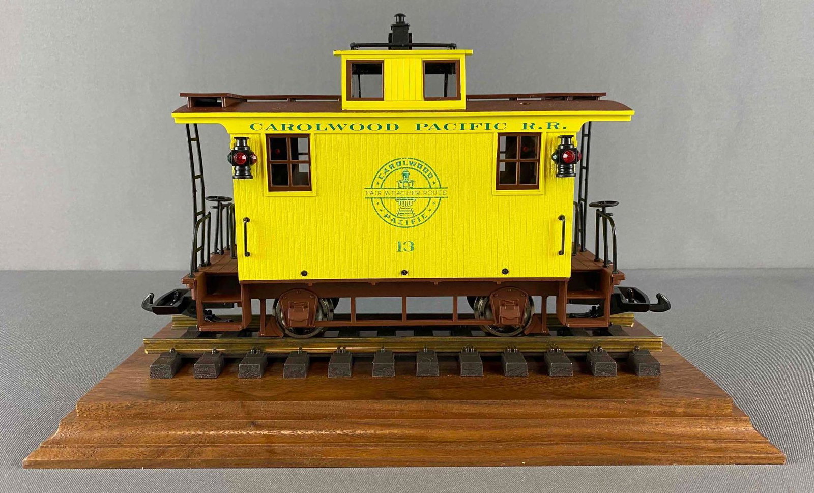 Hartland Trains Limited Edition Walt Disney Centennial Carolwood G Scale Caboose (1 of 9)