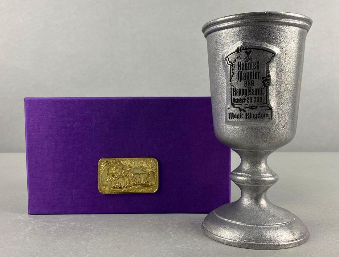 Disney Magic Kingdom Haunted Mansion Statesmetal Goblet: 7 x 3 1/4 inches. With original box