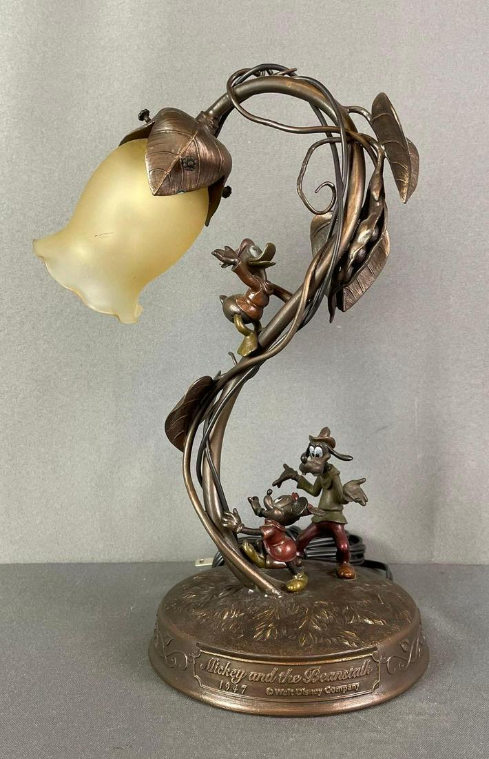 Disney Mickey and the Beanstalk Limited Edition Bronze Tulip Lamp (1 of 7)