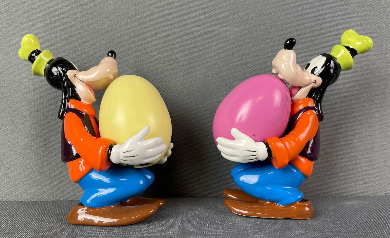 Disney Goofy Easter Egg Ceramic Figurines (1 of 3)