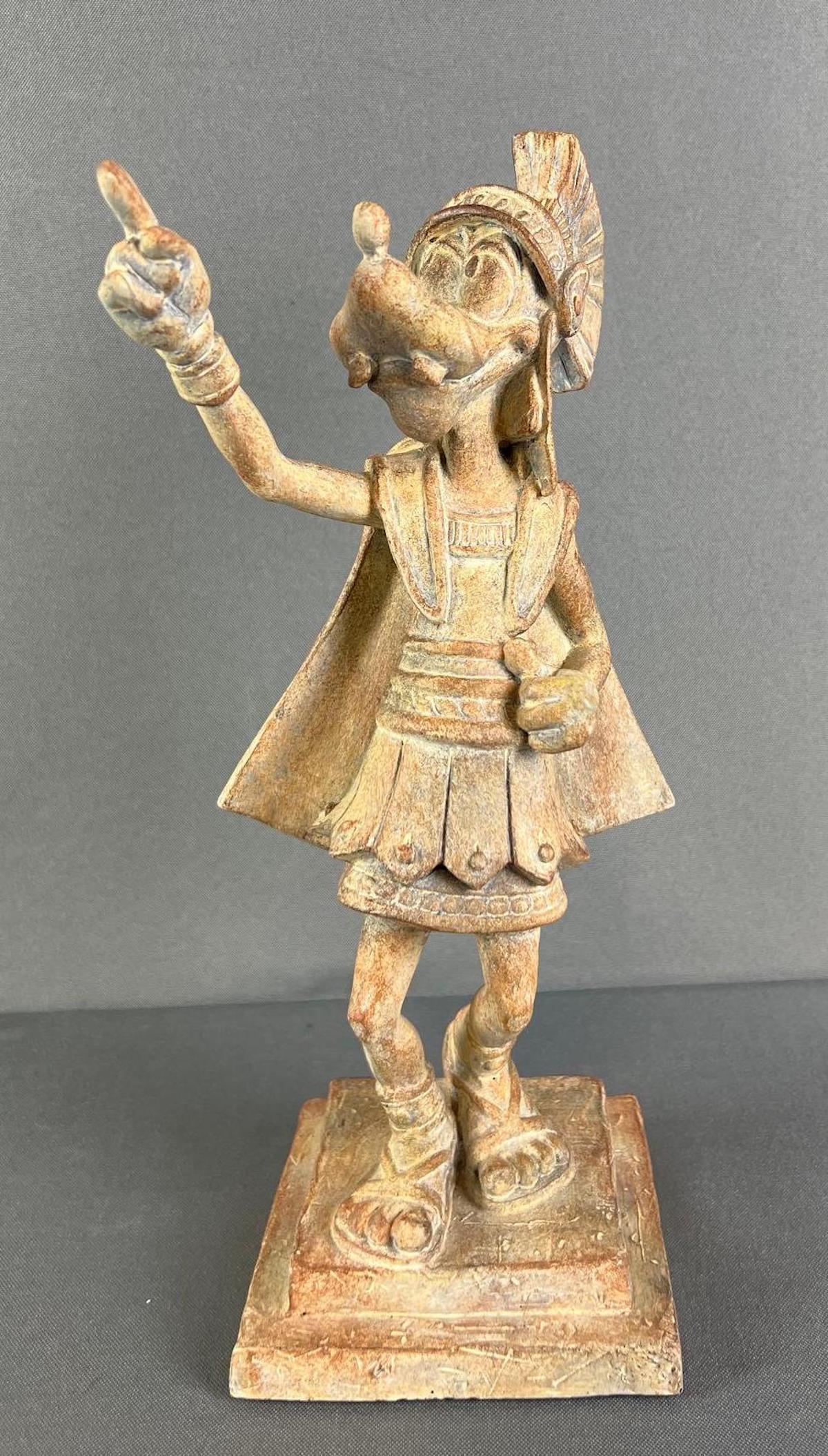 Roman Goofy Resin Statue (1 of 5)