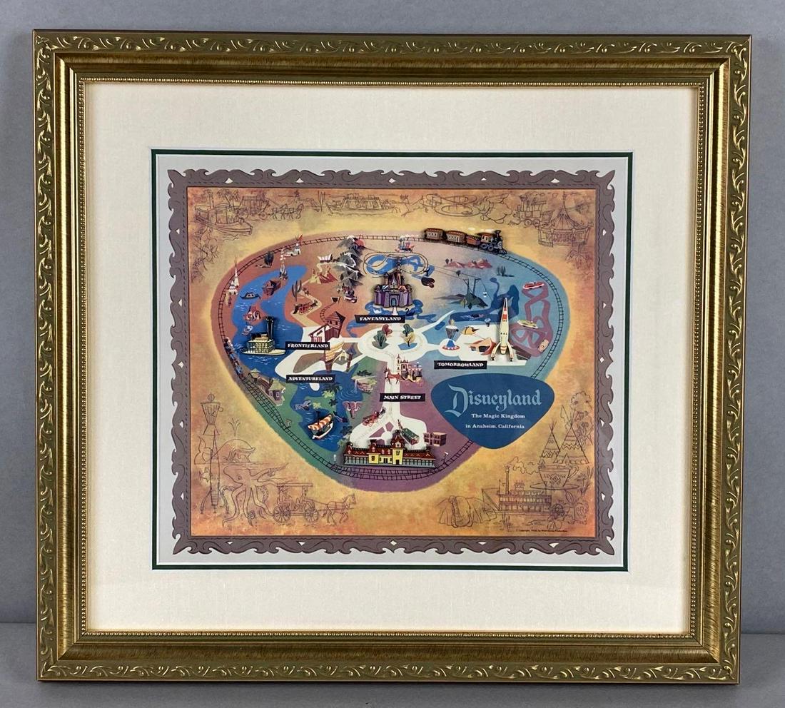 Disneyland Park Map Framed Pin Set (1 of 4)