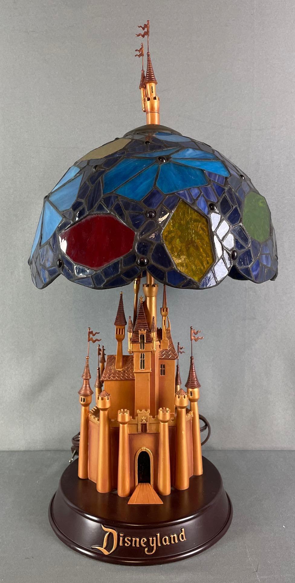 Disney Sleeping Beauty Castle Stained Glass Lamp (1 of 6)