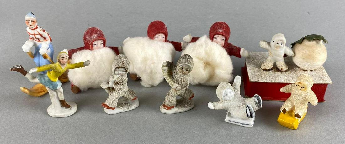 Group of 10 Vintage Christmas Figures (1 of 4)
