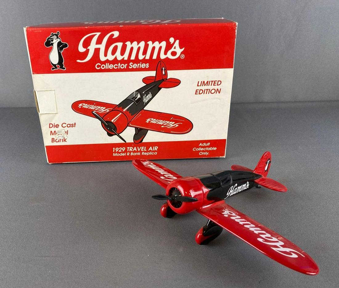 Limited Edition Die-Cast Hamms Beer Advertising Plane (1 of 5)
