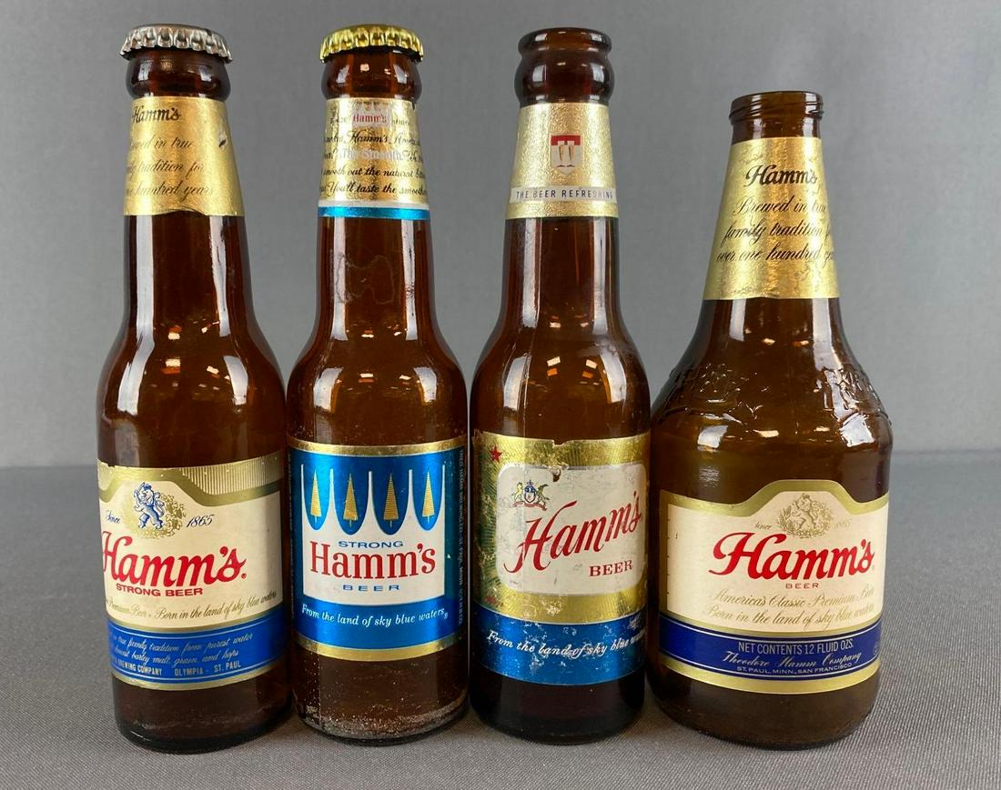 Group of 4 Vintage Hamms Beer Bottles (1 of 3)