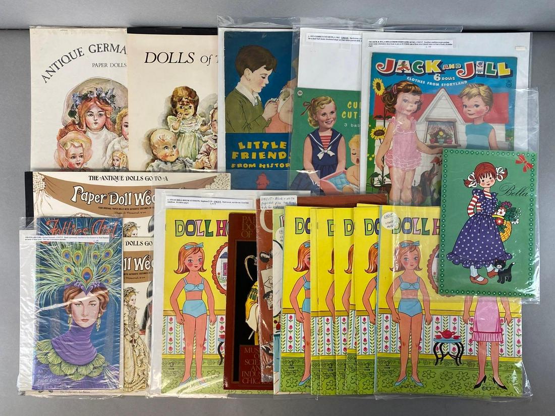 Group of 20 Assorted Paper Doll Sets (1 of 3)