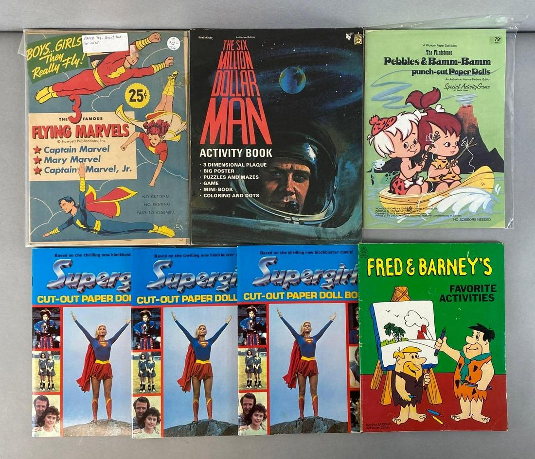 Group of 7 Assorted Paper Doll Sets and Activity Books (1 of 2)