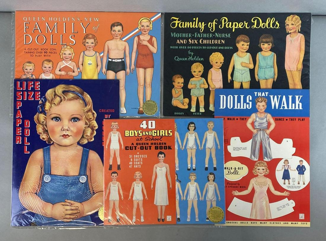 Group of 5 Assorted Children Paper Doll Sets (1 of 5)