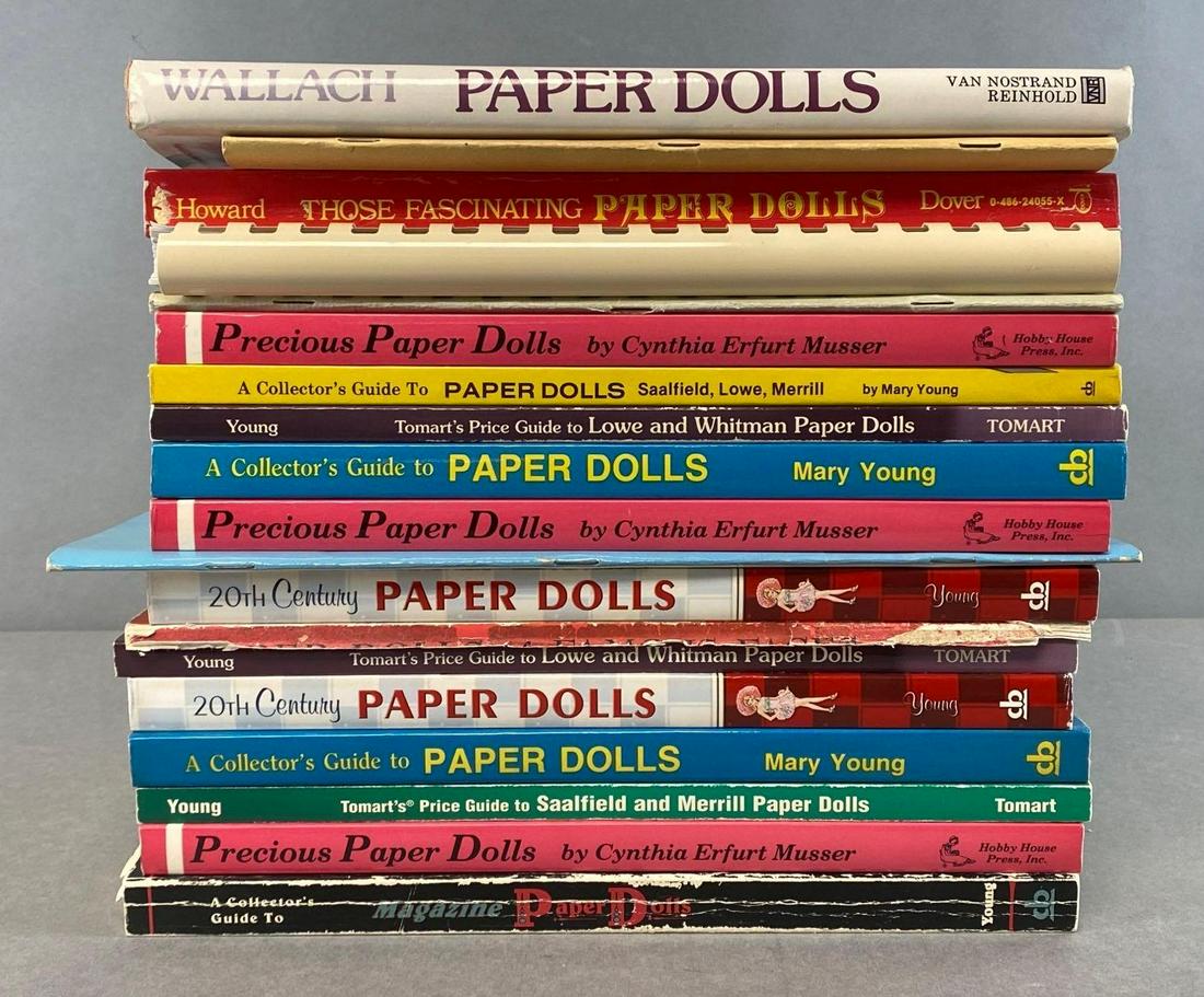 Group of 19 Assorted Paper Doll Books (1 of 2)