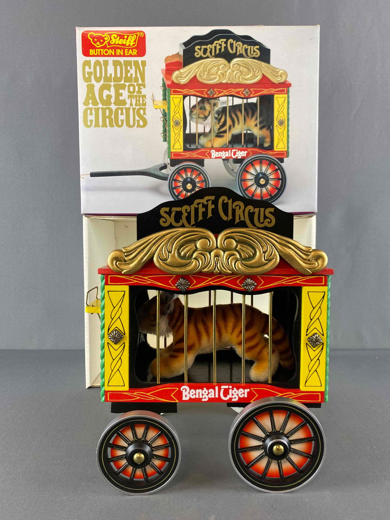 Limited Edition Steiff Golden Age of the Circus Bengal Tiger Set (1 of 7)