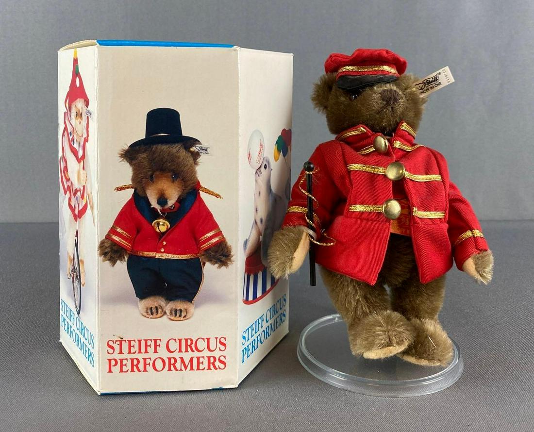 Limited Edition Steiff Golden Age Of The Circus Ringmaster Teddy Bear