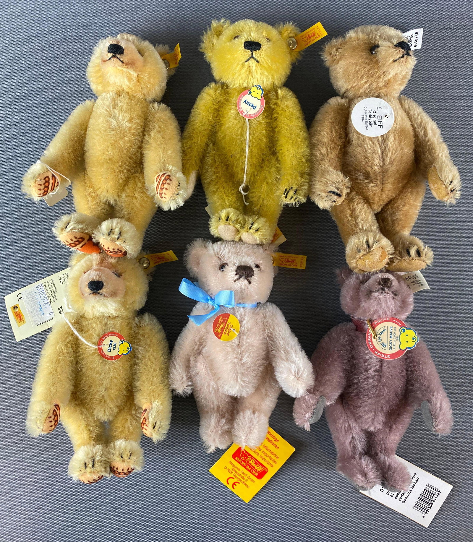 Group of 6 Assorted Steiff Teddy Bears (1 of 4)