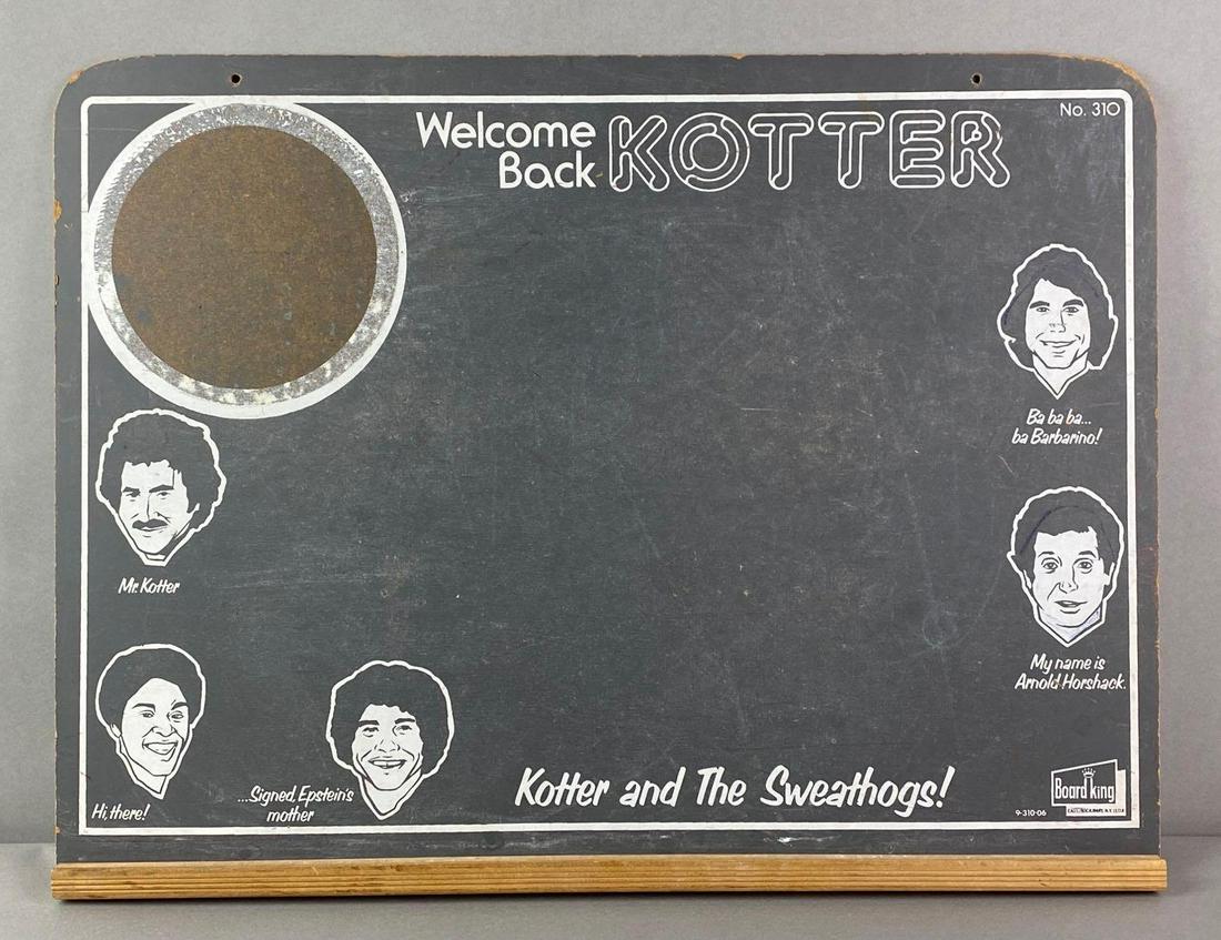 Welcome Back Kotter Chalk Board: Board King. No. 310. 16 1/4 x 21 1/2 inches