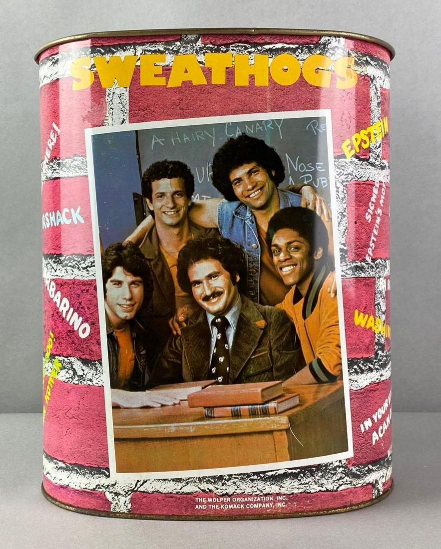 Welcome Back Kotter Sweathogs Waste Bin: The Wolper Organization/Komack Company. 13 x 7 11 inches.
