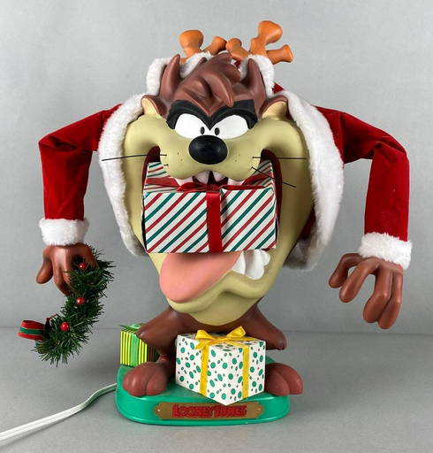 Looney Tunes Taz Christmas Motion Figure