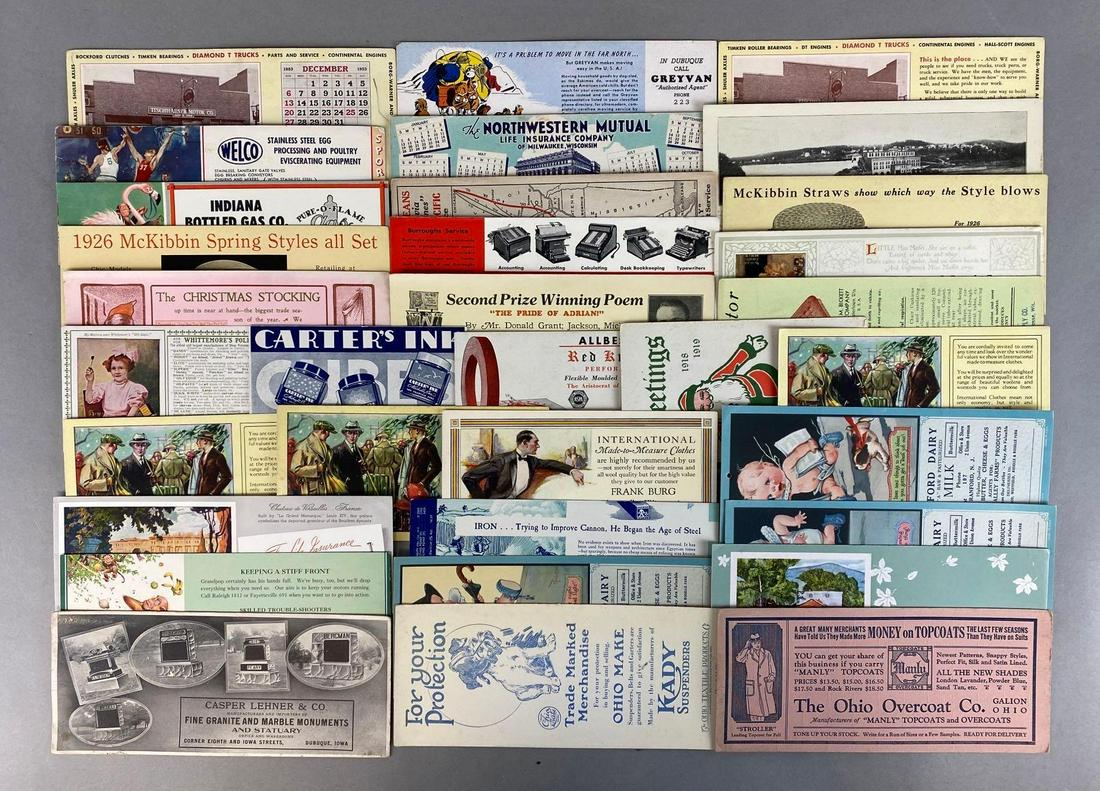 Group of 30+ Advertising Blotters (1 of 4)