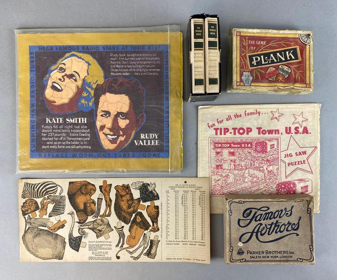 Group of 6 Assorted Puzzles, Games, and More (1 of 3)