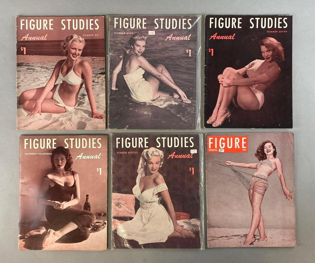 Group of 6 Figure Studies Adult Magazines (1 of 4)