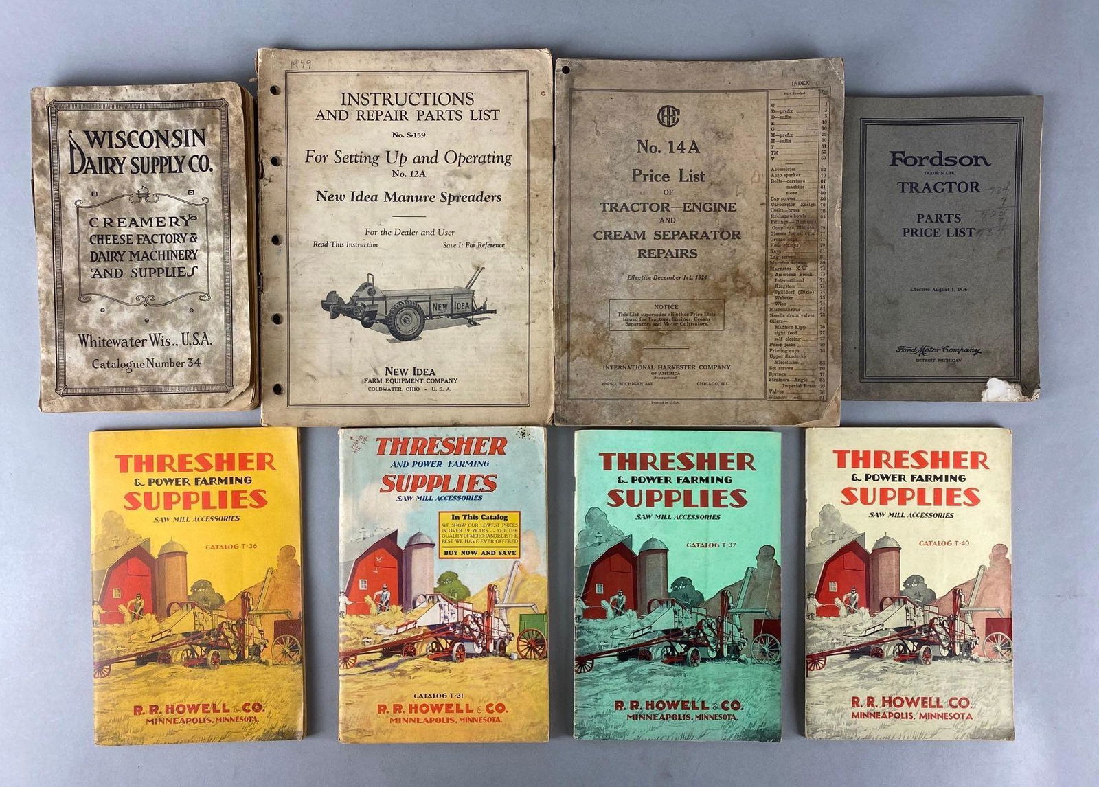Early 1900's Group of 8 Farm Related Catalogs (1 of 6)