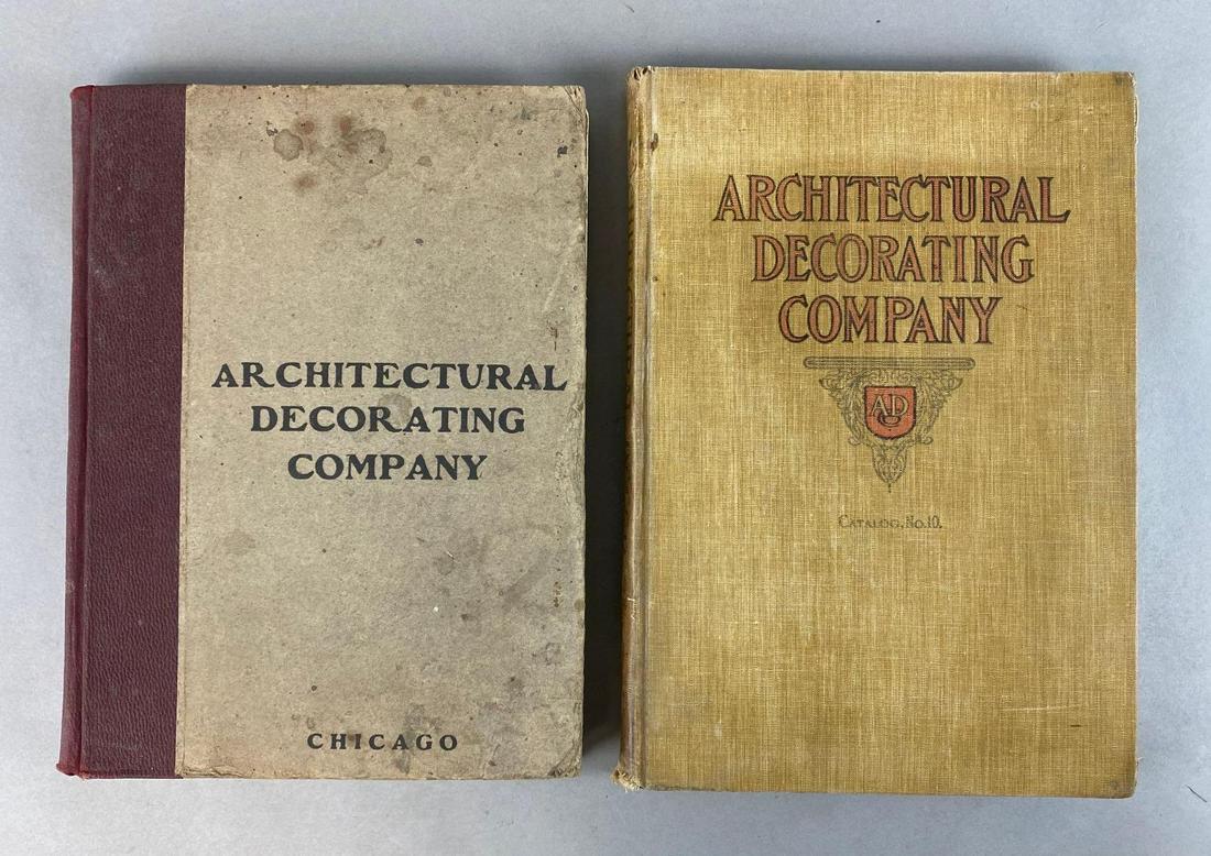 1909-1910 Group of 2 Architectural Decorating Company Catalogs (1 of 8)