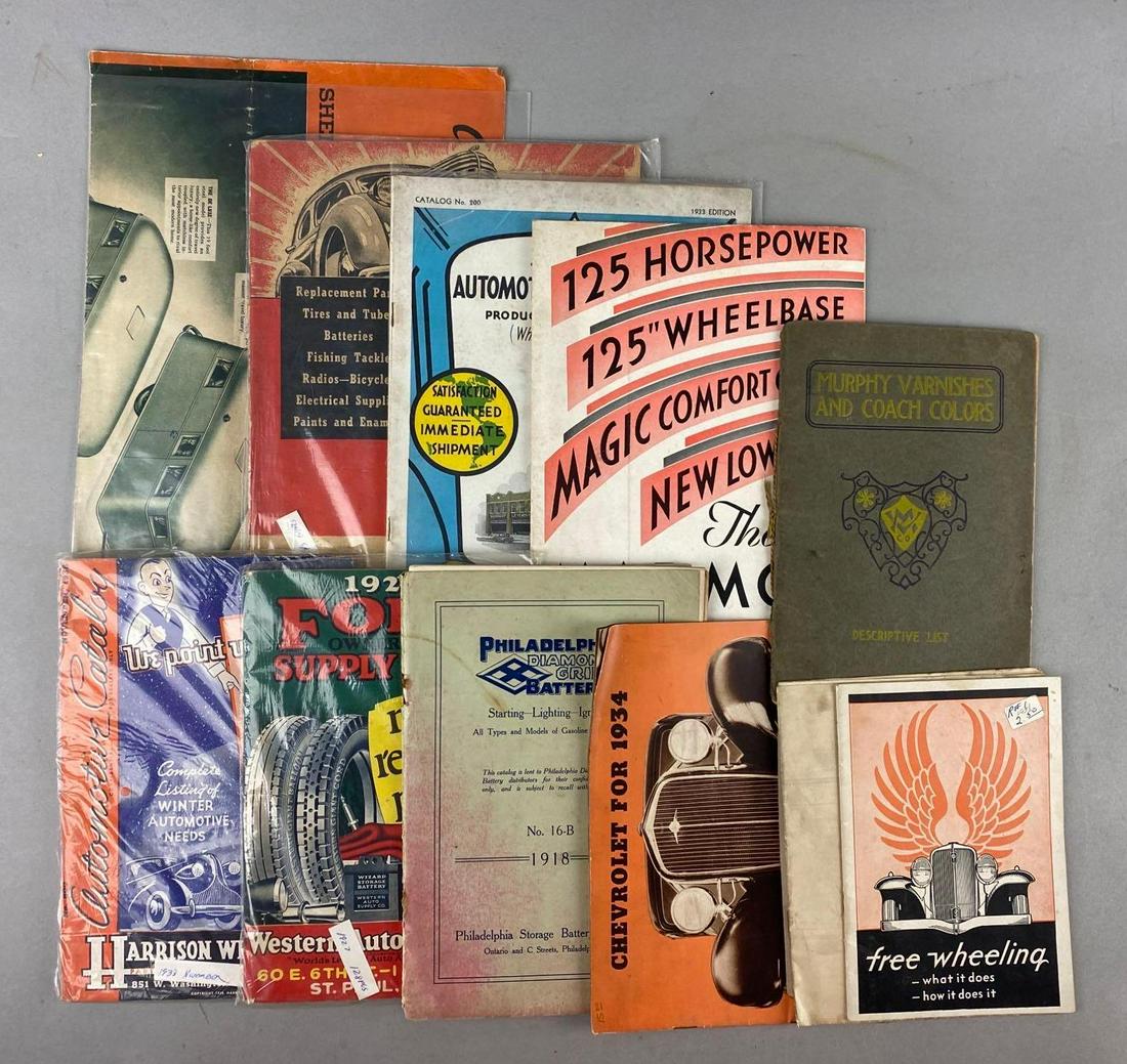 Group of 11 Assorted Vehicle Ephemera (1 of 3)