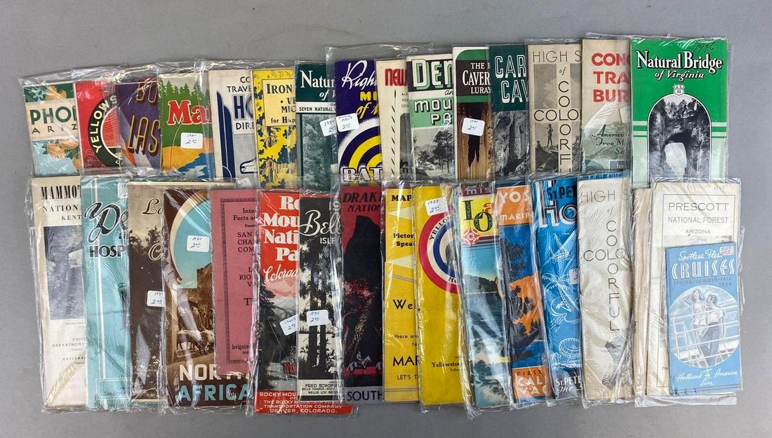 Group of 30+ Assorted Map Brochures (1 of 4)