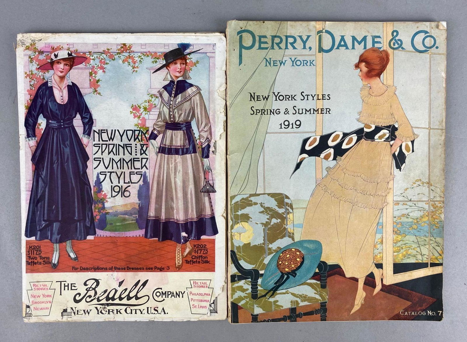 1910's Group of 2 New York Spring and Summer Fashion Catalogs (1 of 14)