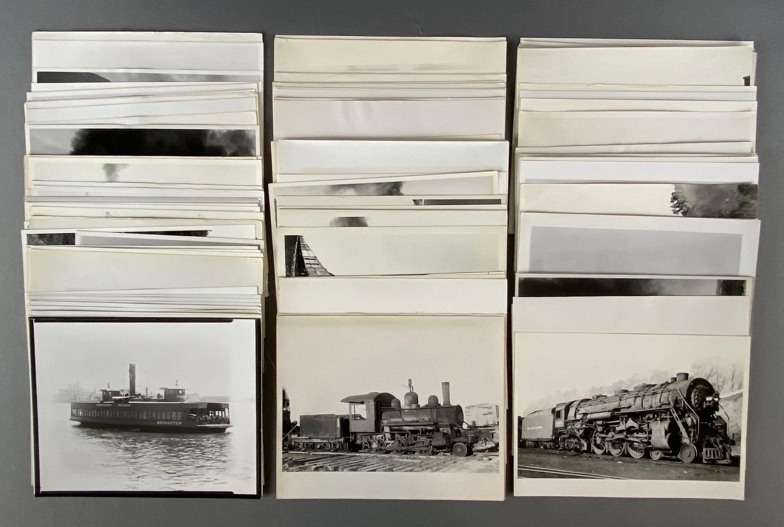 Group of Railroad Locomotive Photographs (1 of 3)