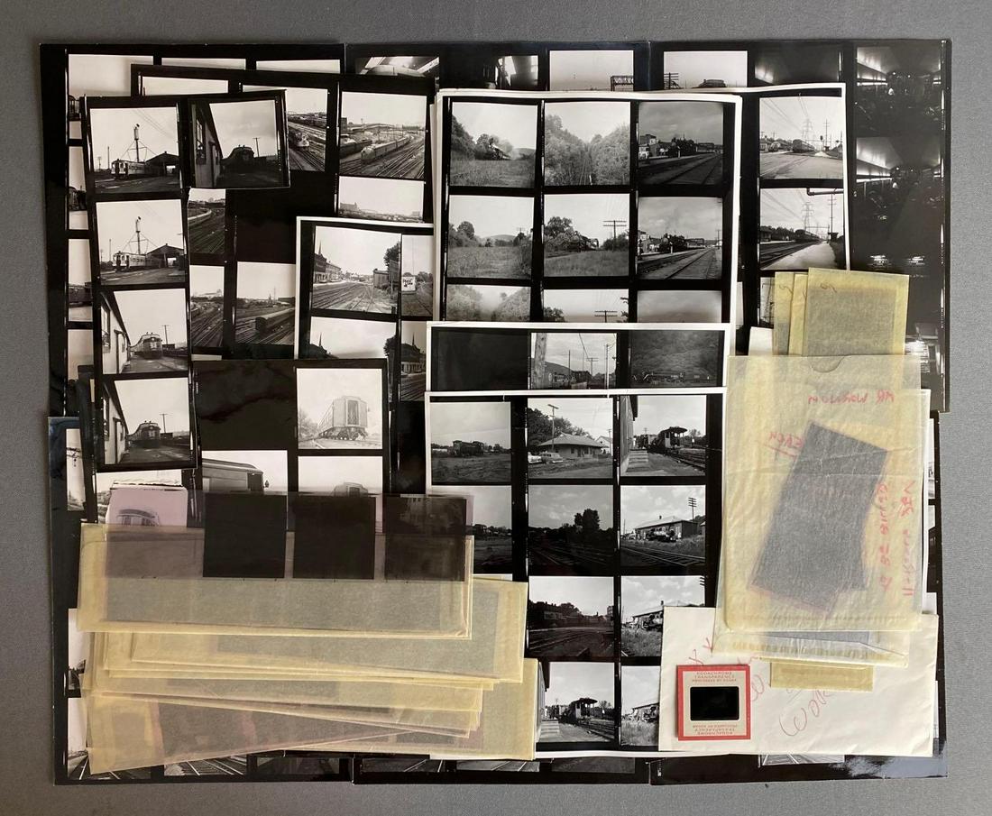 Group of Railroad Photographs and Negatives (1 of 4)