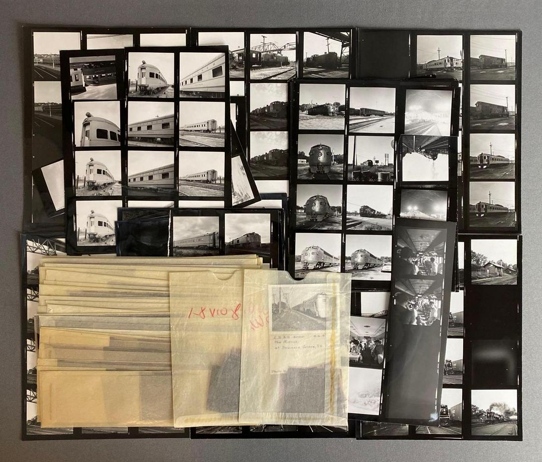 Group of Railroad Photographs and Negatives (1 of 3)