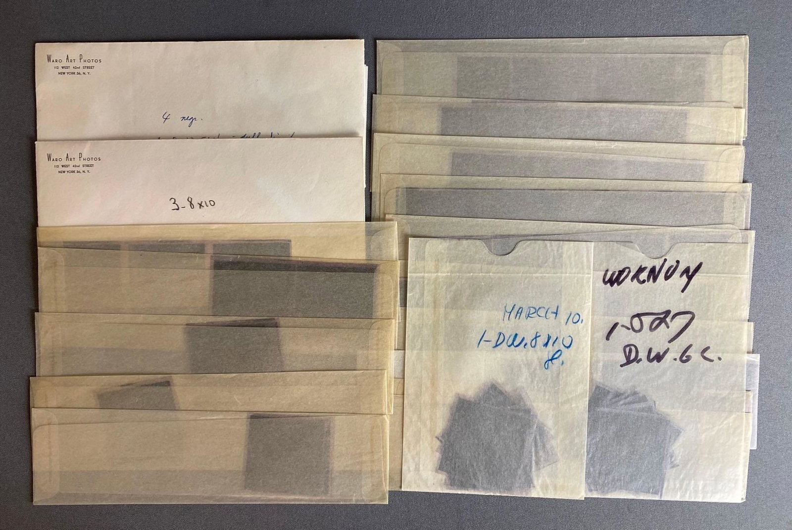 Group of Railroad Photograph Negatives (1 of 3)