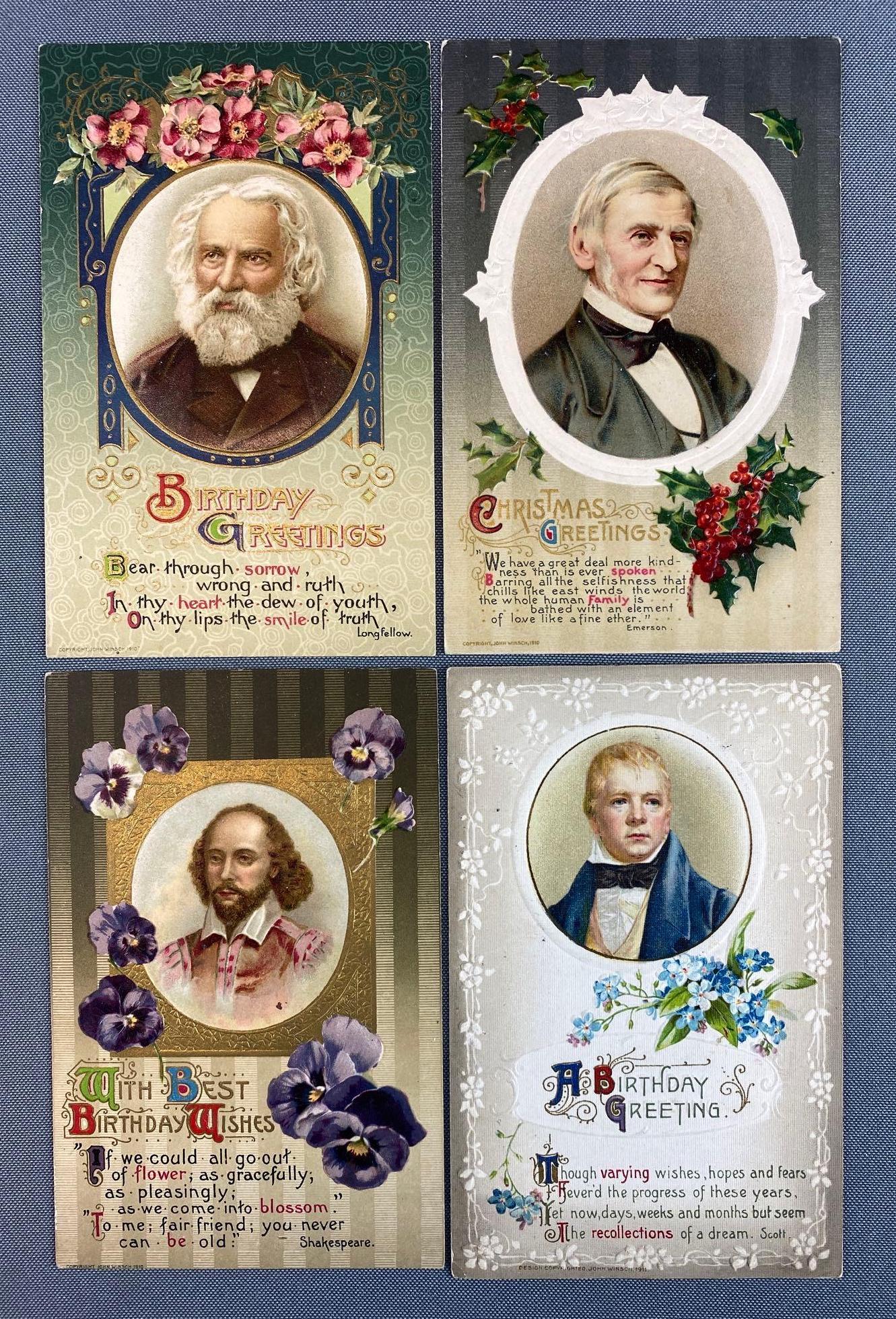 Postcards - John Winsch Poets (1 of 4)