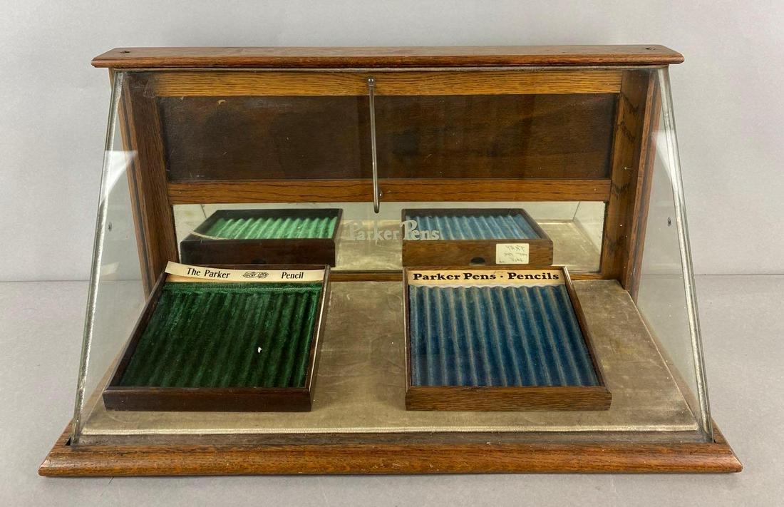 Vintage Parker Pens Advertising Countertop Display Case (1 of 7)