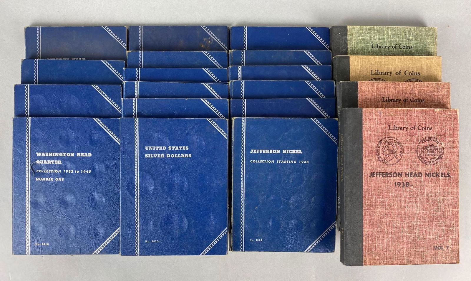 Group of 20 Assorted Empty Coin Books (1 of 3)