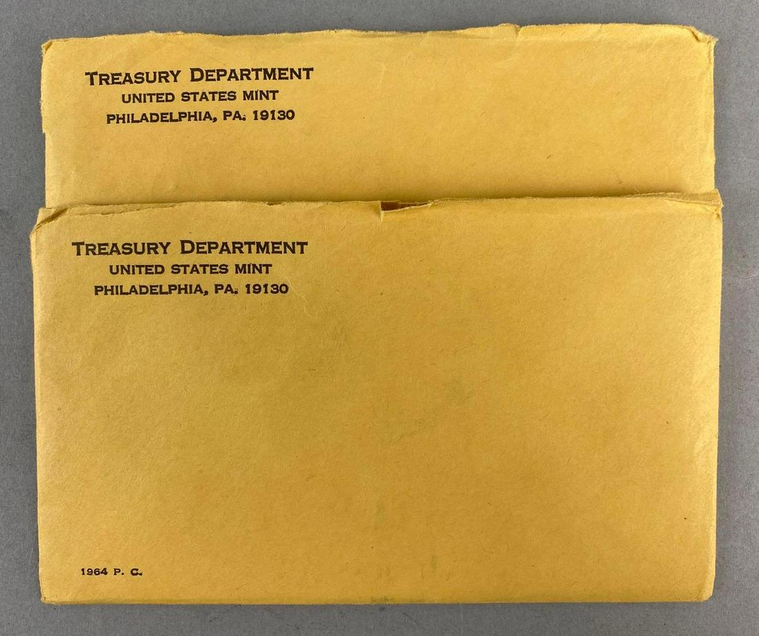 Group of 2 1964 US Mint Proof Sets (1 of 3)