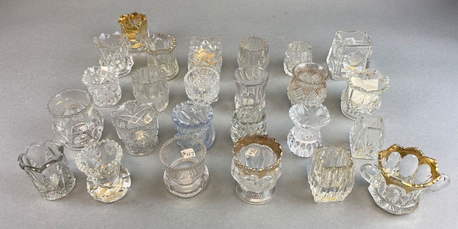 Group of 20+ Assorted Glass Toothpick Holders (1 of 6)