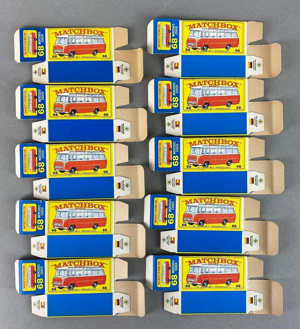 Group of 10 Matchbox E Type Boxes (1 of 2)