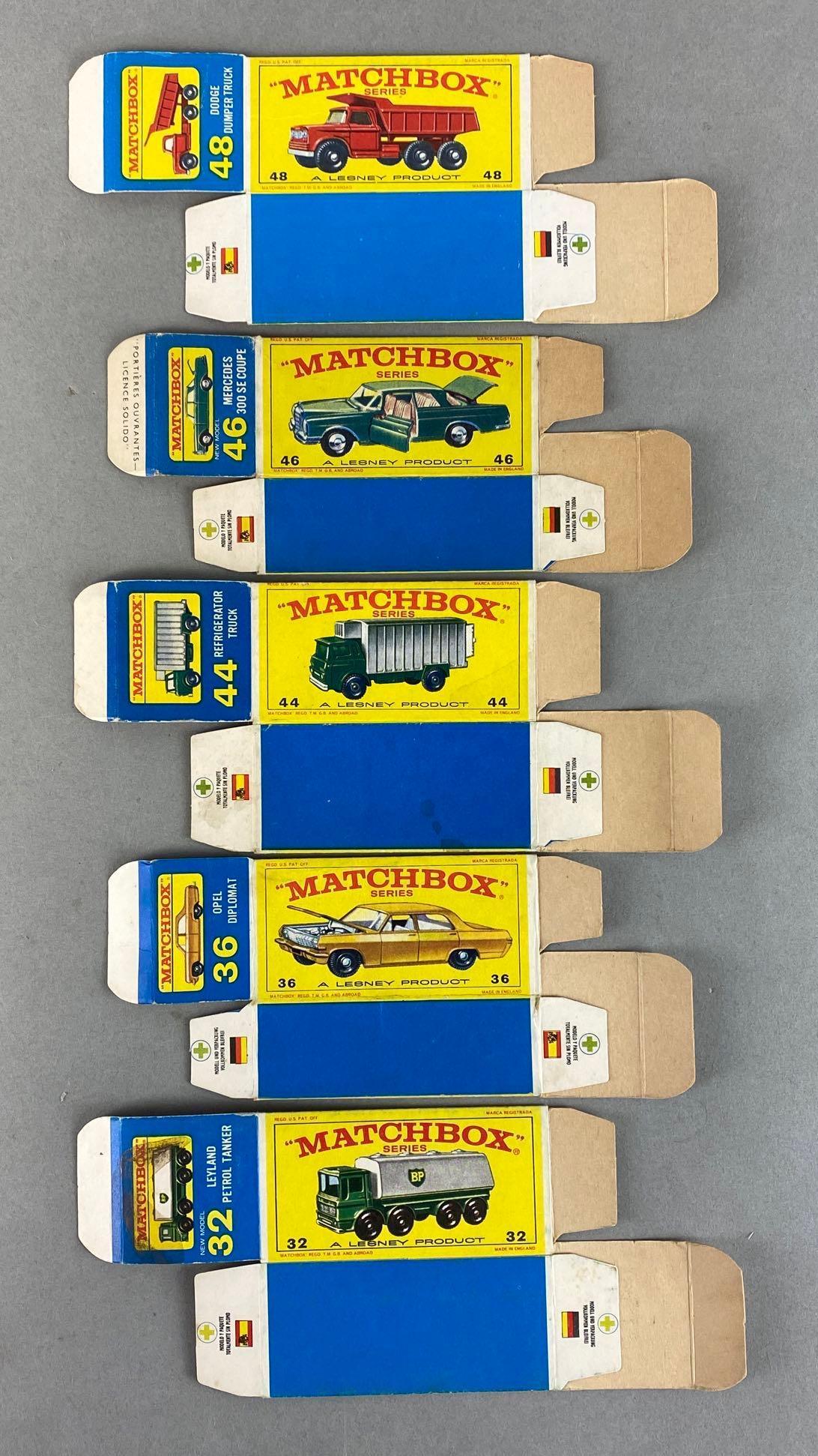 Group of 5 Matchbox E Type Boxes (1 of 2)