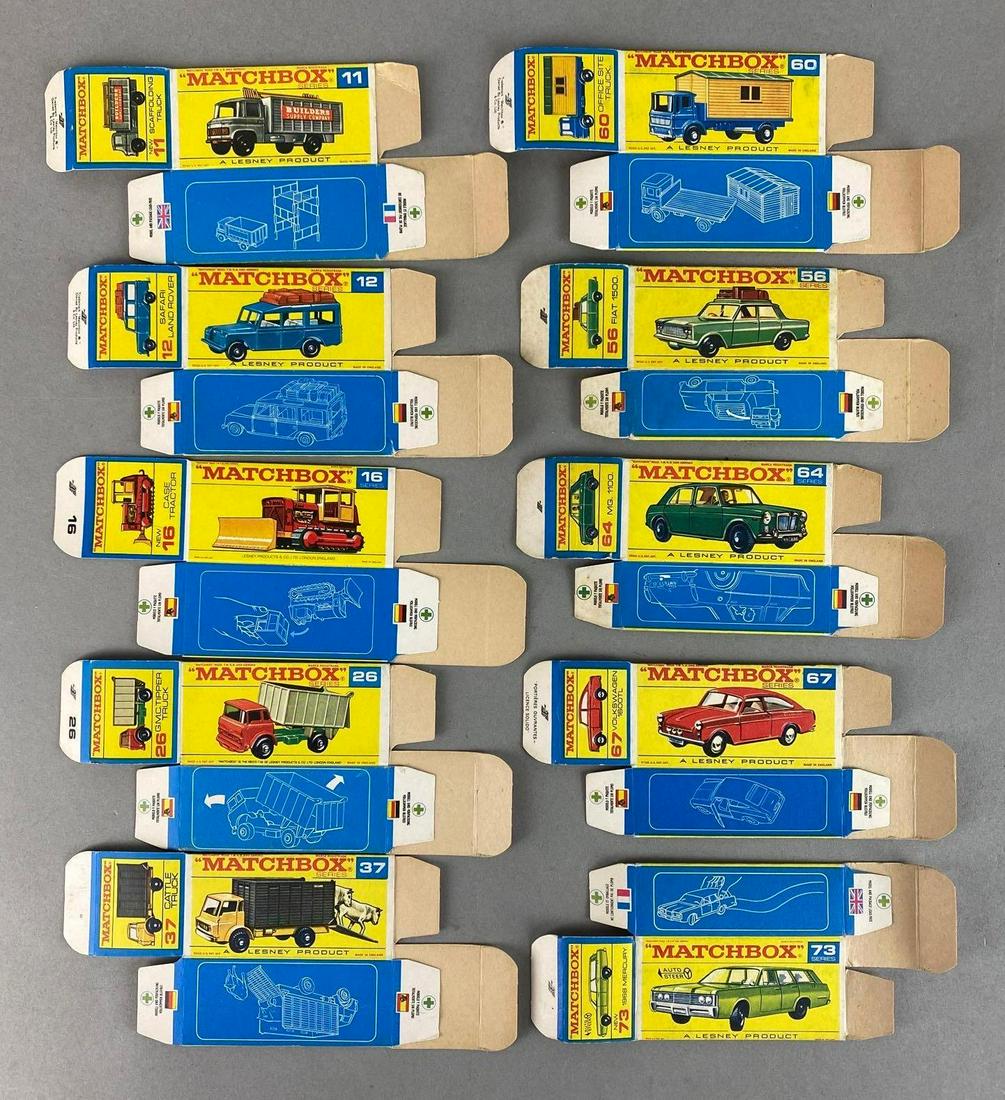 Group of 10 Matchbox F Type Boxes (1 of 2)