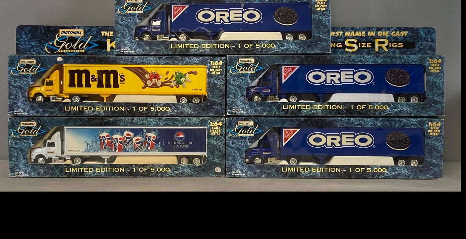 Group of 5 Matchbox Gold Collection King Sized Rigs (1 of 5)