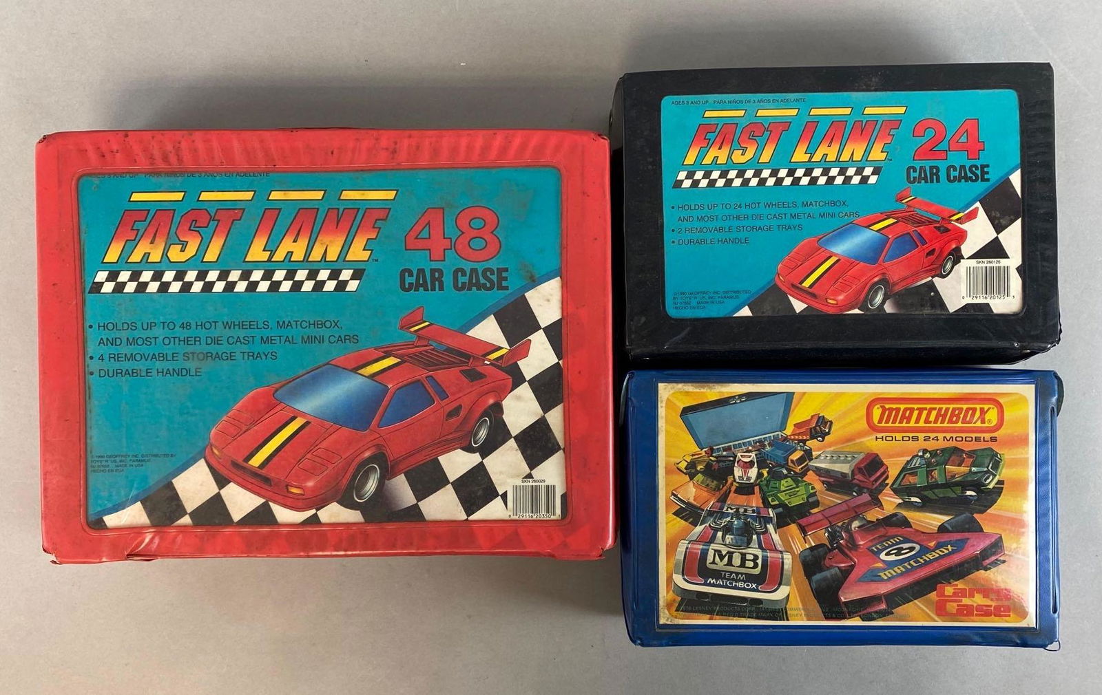 Group of 3 Assorted Die-Cast Vehicle Carrying Cases (1 of 7)